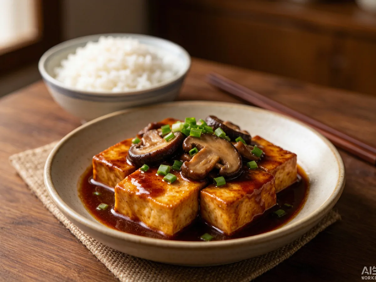 Braised Tofu (红烧豆腐) — Home-style recipe