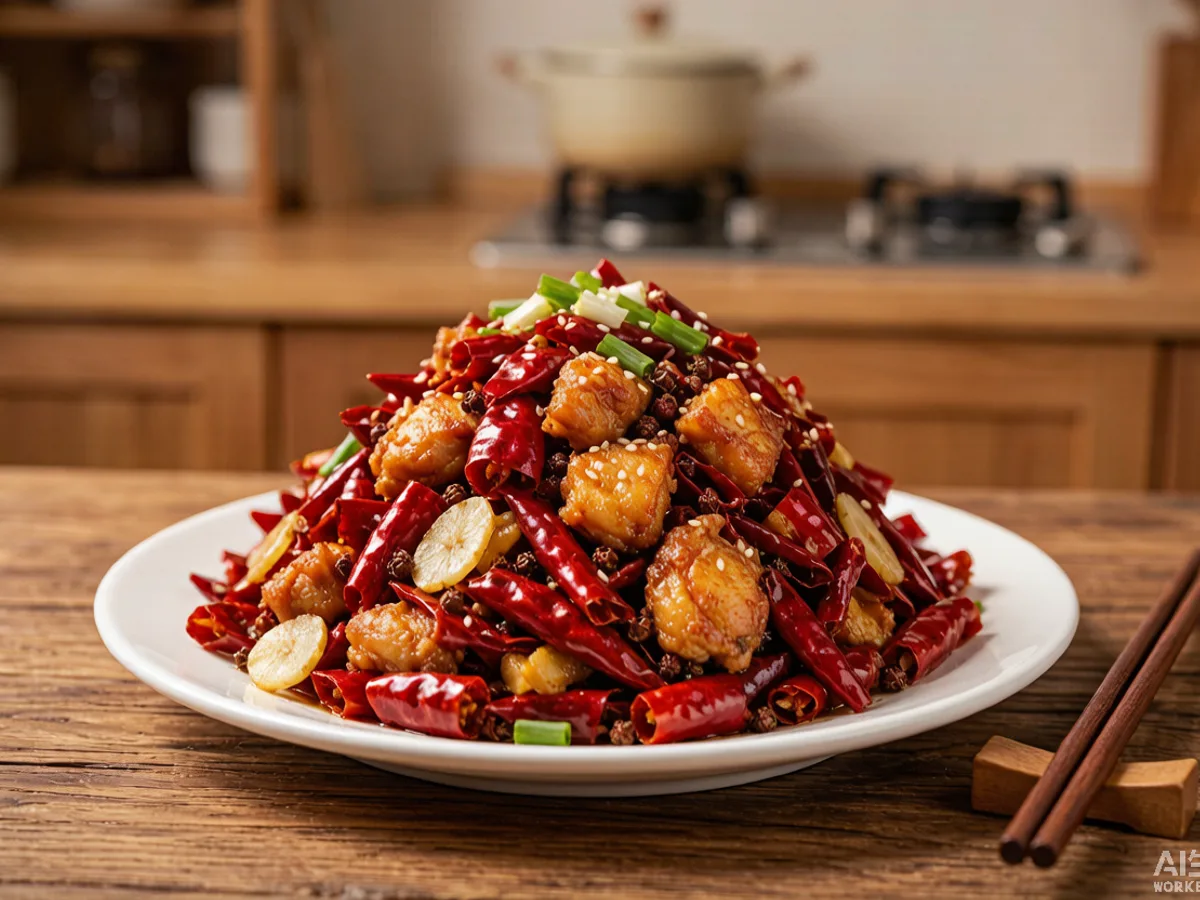 Lazi Diced Chicken (辣子鸡丁) — Sichuan recipe hero image